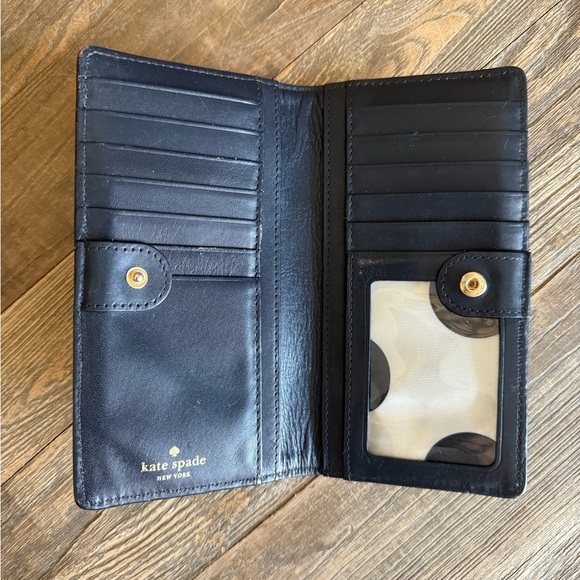 Kate Spade Gold Bi Fold Wallet - Picture 7 of 12